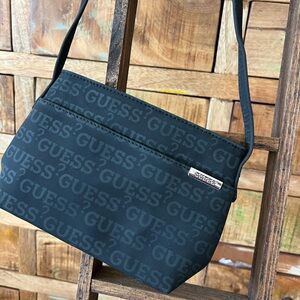 GUESS Logo Black Messenger Bag
